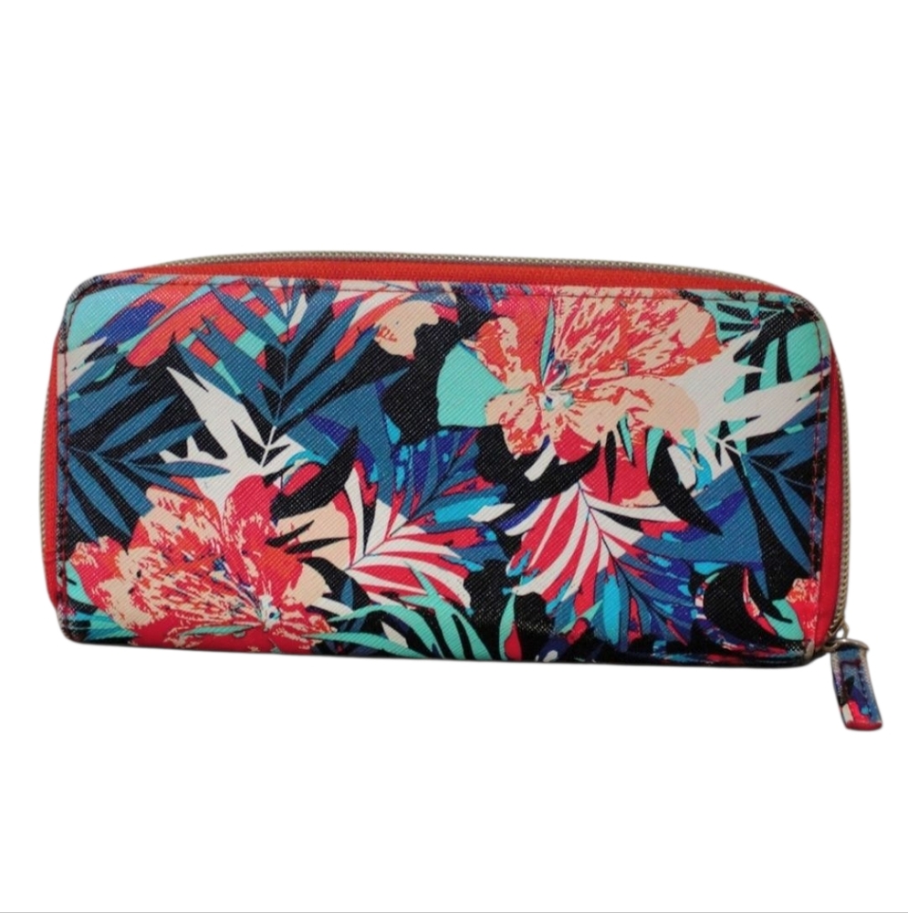 Floral Print Wallet